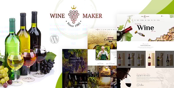 Wine Maker - Winery WordPress Shop Logo